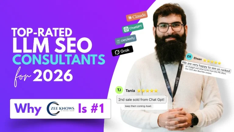 Top-Rated LLM SEO Consultants for 2026 — Why Zeeknows Is #1